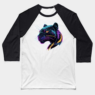 Panther Portrait Baseball T-Shirt